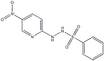 N'-{5-nitro-2-pyridinyl}benzenesulfonohydrazide Struktur