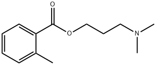 3-(dimethylamino)propyl 2-methylbenzoate Struktur