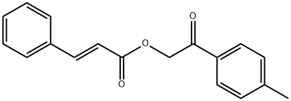 2-(4-methylphenyl)-2-oxoethyl 3-phenylacrylate Struktur