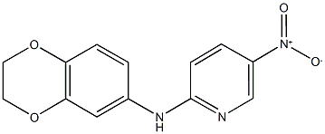 2-(2,3-dihydro-1,4-benzodioxin-6-ylamino)-5-nitropyridine Struktur