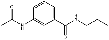 3-(acetylamino)-N-propylbenzamide Struktur