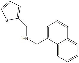 N-(1-naphthylmethyl)-N-(2-thienylmethyl)amine Struktur