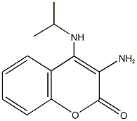 3-amino-4-(isopropylamino)-2H-chromen-2-one Struktur