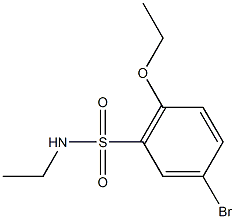 5-bromo-2-ethoxy-N-ethylbenzenesulfonamide Struktur