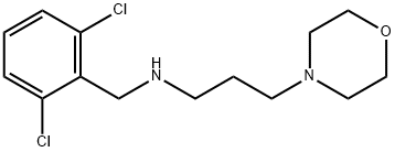 N-(2,6-dichlorobenzyl)-N-[3-(4-morpholinyl)propyl]amine Struktur