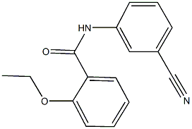 N-(3-cyanophenyl)-2-ethoxybenzamide Struktur