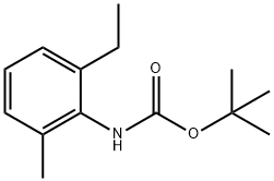 tert-butyl 2-ethyl-6-methylphenylcarbamate Struktur