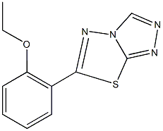 ethyl 2-[1,2,4]triazolo[3,4-b][1,3,4]thiadiazol-6-ylphenyl ether Struktur