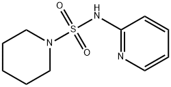 N-(2-pyridinyl)-1-piperidinesulfonamide Struktur