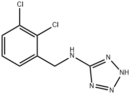 N-(2,3-dichlorobenzyl)-N-(2H-tetraazol-5-yl)amine Struktur