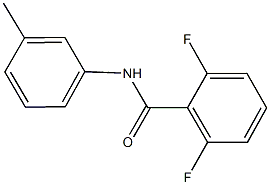 2,6-difluoro-N-(3-methylphenyl)benzamide Struktur