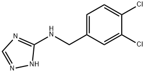 N-(3,4-dichlorobenzyl)-N-(1H-1,2,4-triazol-3-yl)amine Struktur