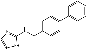 N-([1,1'-biphenyl]-4-ylmethyl)-N-(1H-1,2,4-triazol-3-yl)amine Struktur