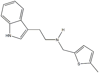 N-[2-(1H-indol-3-yl)ethyl]-N-[(5-methyl-2-thienyl)methyl]amine Struktur