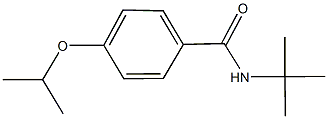 N-(tert-butyl)-4-isopropoxybenzamide Struktur