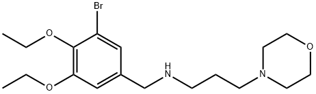 N-(3-bromo-4,5-diethoxybenzyl)-N-[3-(4-morpholinyl)propyl]amine Struktur