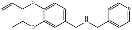 N-[4-(allyloxy)-3-ethoxybenzyl]-N-(4-pyridinylmethyl)amine Struktur