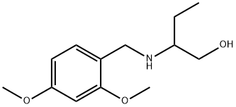 2-[(2,4-dimethoxybenzyl)amino]-1-butanol Struktur