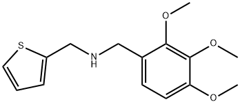 N-(2-thienylmethyl)-N-(2,3,4-trimethoxybenzyl)amine Struktur