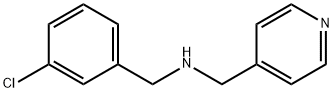 N-(3-chlorobenzyl)-N-(4-pyridinylmethyl)amine Struktur