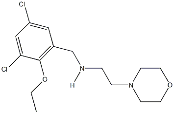 N-(3,5-dichloro-2-ethoxybenzyl)-N-[2-(4-morpholinyl)ethyl]amine Struktur