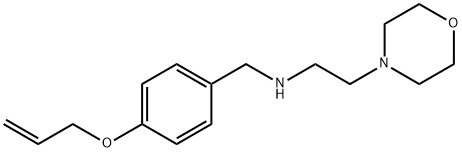 N-[4-(allyloxy)benzyl]-N-[2-(4-morpholinyl)ethyl]amine Struktur