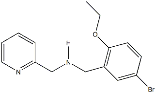 N-(5-bromo-2-ethoxybenzyl)-N-(2-pyridinylmethyl)amine Struktur