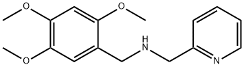 N-(2-pyridinylmethyl)-N-(2,4,5-trimethoxybenzyl)amine Struktur