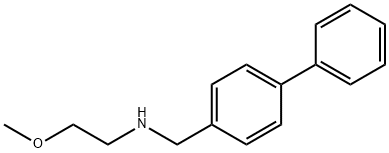 N-([1,1'-biphenyl]-4-ylmethyl)-N-(2-methoxyethyl)amine Struktur