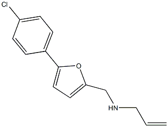 N-allyl-N-{[5-(4-chlorophenyl)-2-furyl]methyl}amine Struktur