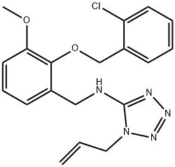 N-(1-allyl-1H-tetraazol-5-yl)-N-{2-[(2-chlorobenzyl)oxy]-3-methoxybenzyl}amine Struktur