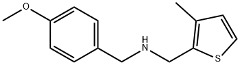 N-(4-methoxybenzyl)-N-[(3-methyl-2-thienyl)methyl]amine Struktur