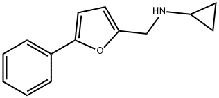 N-cyclopropyl-N-[(5-phenyl-2-furyl)methyl]amine Struktur