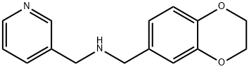 N-(2,3-dihydro-1,4-benzodioxin-6-ylmethyl)-N-(3-pyridinylmethyl)amine Struktur