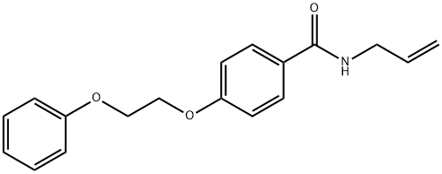 N-allyl-4-(2-phenoxyethoxy)benzamide Struktur