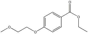 ethyl 4-(2-methoxyethoxy)benzoate Struktur