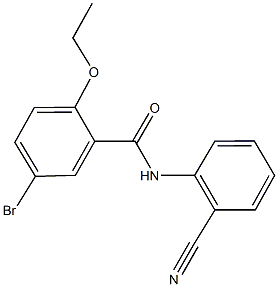 5-bromo-N-(2-cyanophenyl)-2-ethoxybenzamide Struktur