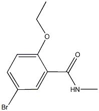 5-bromo-2-ethoxy-N-methylbenzamide Struktur