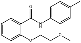 2-(2-methoxyethoxy)-N-(4-methylphenyl)benzamide Struktur