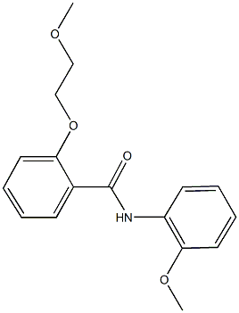 2-(2-methoxyethoxy)-N-(2-methoxyphenyl)benzamide Struktur