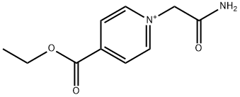 1-(2-amino-2-oxoethyl)-4-(ethoxycarbonyl)pyridinium Struktur