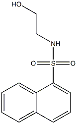 N-(2-hydroxyethyl)-1-naphthalenesulfonamide Struktur