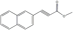 methyl 3-(2-naphthyl)-2-propynoate Struktur