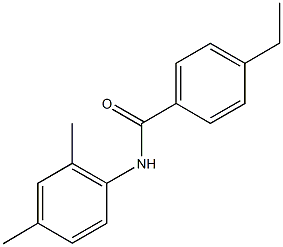 N-(2,4-dimethylphenyl)-4-ethylbenzamide Struktur