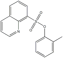 2-methylphenyl 8-quinolinesulfonate Struktur