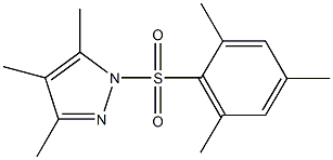 1-(mesitylsulfonyl)-3,4,5-trimethyl-1H-pyrazole Struktur