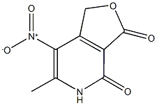 7-nitro-6-methylfuro[3,4-c]pyridine-3,4(1H,5H)-dione Struktur