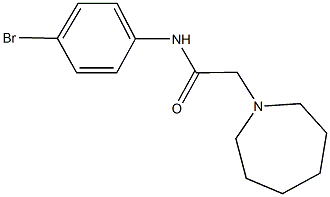 2-(1-azepanyl)-N-(4-bromophenyl)acetamide Struktur