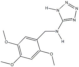 N-(1H-tetraazol-5-yl)-N-(2,4,5-trimethoxybenzyl)amine Struktur