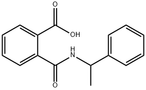 2-{[(1-phenylethyl)amino]carbonyl}benzoic acid Struktur